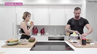 Hot Young Latina Teen with Big Tits & Ass Fucks Personal Trainer - Rough Hardcore Sex