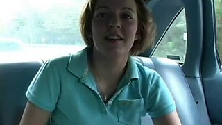 Alisha gives a blowjob to get out of a ticket