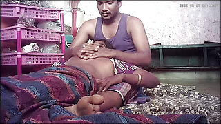 Tamil desi village house wife and housband kissing and romantic movement