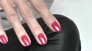 Classic Elegant Red Fingernails in the Afternoon, Lady Victoria Valente