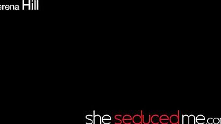 Small tits action with smiling Serena Hill from She Seduced Me