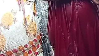 Cute  Desi sister-in-law's open bath goes viral