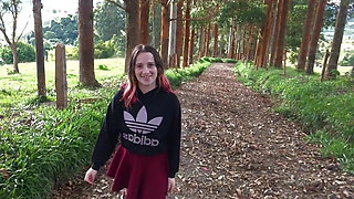 MY STEPSISTER WANTS TO TAKE A WALK TO SUCK COCK PART 1