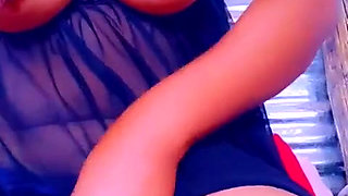 Tease Playing Infront of Cam