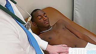 Black Petite Twink Barebacked By Doctor In Infirmary