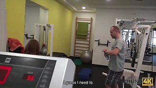 Hunt4k. naive cuckold sees comely girlfriend fucked hard by stranger