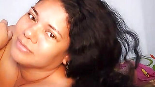 Beautiful girlfriend sucking rich