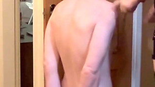 I Keep My Chastity Slave Naked in a Cupboard Under the Stairs at Home While I Have Some “alone Time