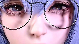 Beauty Lustful Young Girl - 3D Animation