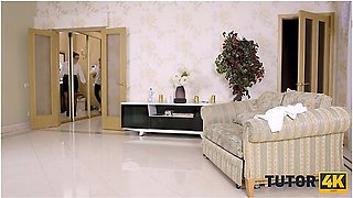 Blue Wave And Martin Spell In Guy Brings A Cake To Married Teacher And Fucks Her At Home