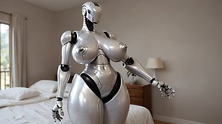 BBC Fucks The Sex Robot Model 2 At Home And Cum Inside POV AI Porn