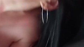 Insane Nympho Hot Brunette Fucks in the Car and Has Multiple Orgasms