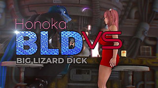 Honoka Vs Bld Ii (big Lizard Dick)& Bonus by 26regionsfm Animation with Sound 3D Hentai Porn Sfm