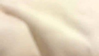 Glamour babe with big boobs masturbates in lingerie