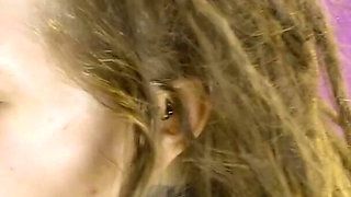 Ceci Milkymouzz Deepthroats and Takes Papi’s Long Cock Into Her Pierced Pussy