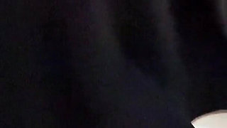 Arab Hot Maid Stuck When She Clean Under Bed - Big Ass Hijabi Girl Wear Abaya Niqab & Panty