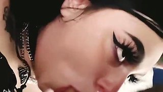 pretty emo hoe fellates finest buddies spunk-pump on vaca