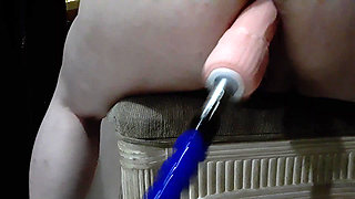 Asshole Fucked by Sex Machine