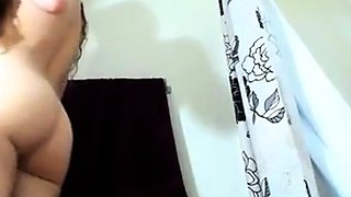 Long Hair Striptease Webcam Girl with Puffy Nipples