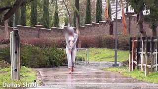 Stranded and Lost on A Rainy Day. Hitchhiker Gets a Sympathy Fuck & Facial!