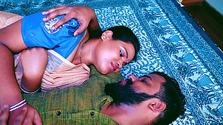 Hot desi couple excited for the early morning romance
