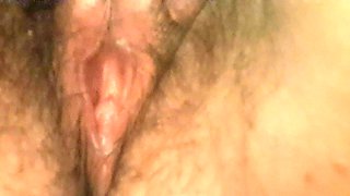Hairy Vagina of Mature MILF Close up
