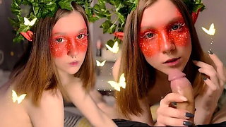 Hot Elf Girl Visited Me in My Dreams and Gave Me a Great Blowjob than We Fuck...
