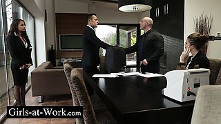 Girls At Work - secretary clip