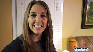 Cumshot clip with fascinating lady from Brand New Amateurs