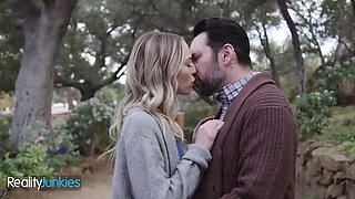 Realityjunkies - horny beauty finally gets time alone with her stepdad and his penis