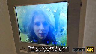 Debt4k. she didn't hope to have so much fun with a collector