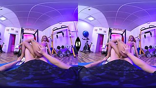 Sex in the Gym; Petite Pornstar POV VR Porn - SexLikeReal