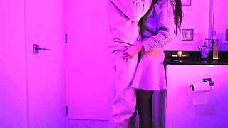 Teens Having Sex in a Club Toilet