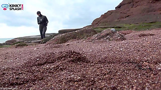 Wetsuit Giantess Finds a Tiny Toy to Tease