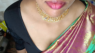 Desi Married Woman in the Kitchen