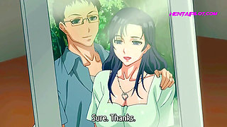 Busty Wife Loves The Foursome With Her Husbands Friends - HQ Hentai ( ENG SUB )