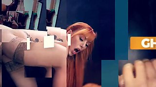 Blonde Babe Gets Fucked Doggystyle Hard At The Gloryhole
