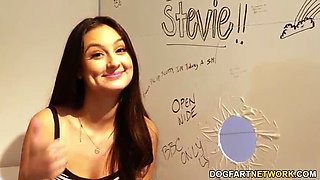 Eliza Ibarra Takes BBC Gloryhole Creampie - Rough Teen Latina Deepthroat