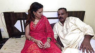Tight pussy Indian daughter-in-law fucked hard by big cock stepfather