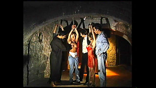 Three Female Prisoners Were Fucked by Guards with a Hard Cock