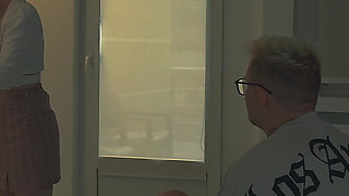 Step Mom Shares Bed with Step Son in Hotel - Creampie Shock!