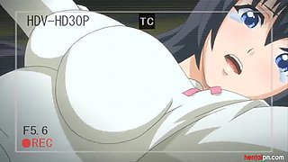 One Of The Three Anime Sisters Gets Banged By Loads Of Horny Guys