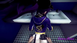 Lol Kda Hentai - Akali Is Fucked In A Public Toilet