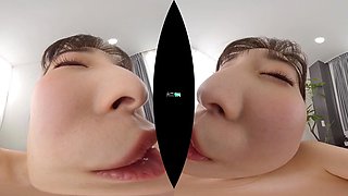 Horny chubby asian MILF VR mind-blowing adult clip