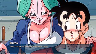 Busty big ass milf in a hentai game gallery with rough anal and deep throat action