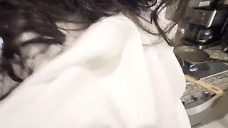 Steamy Stepsister Affair - Lesbian Breakfast Fuck in Kitchen with Scarlettandc