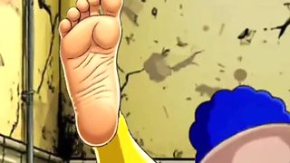 Hot Married MILF Cheats in Dirty Public Toilet - Simpsons Hentai Parody