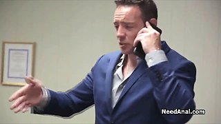 Unboxing and fucking an anal bride to be