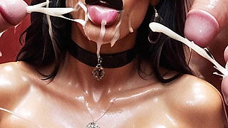 BDSM Slave Hard Sex, Curvy Woman with Big Tits Sucking Big Dick, Slave Woman,bdsm