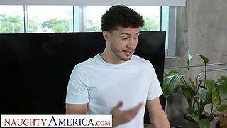 Big ass massage becomes big dick sex real quick